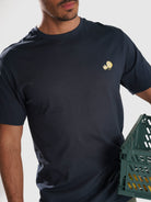 T-SHIRT CRU MANGA CURTA REGULAR FIT MR. BLUE