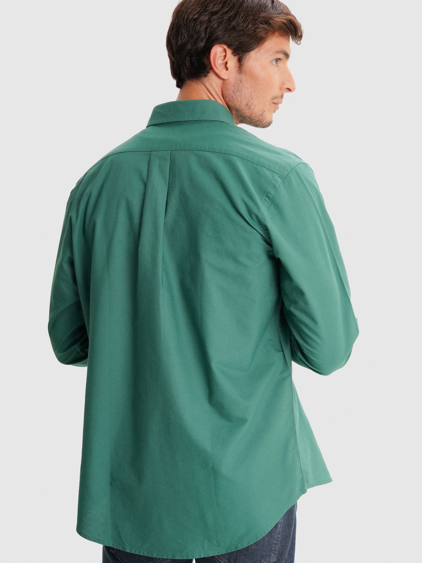 CAMISA VERDE REGULAR FIT MR. BLUE