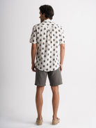 Camisa Regular Fit Linho Cinzenta Mr. Blue