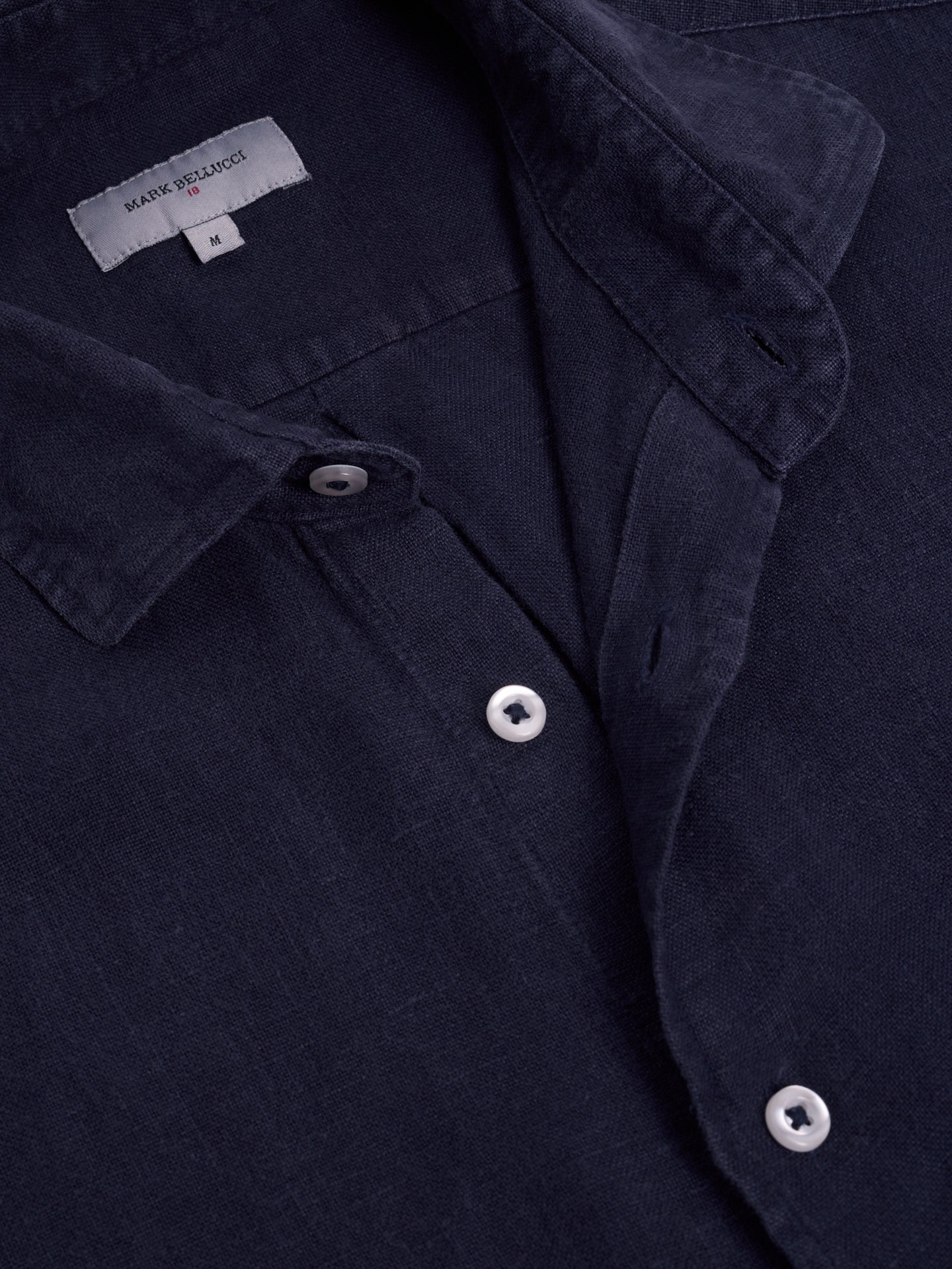 Camisa Azul Manga Comprida Tailored Fit Mr. Blue