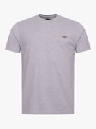 GRAY COTTON T-SHIRT SHORT SLEEVES REGULAR FIT MR. BLUE