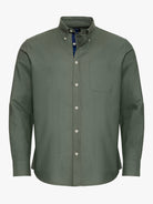 BLUE REGULAR FIT MR SHIRT. BLUE