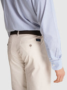 CALÇAS TWILL BEGES REGULAR FIT MR. BLUE