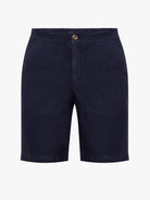 Bermuda Linho Azuis Regular Fit Mr. Blue