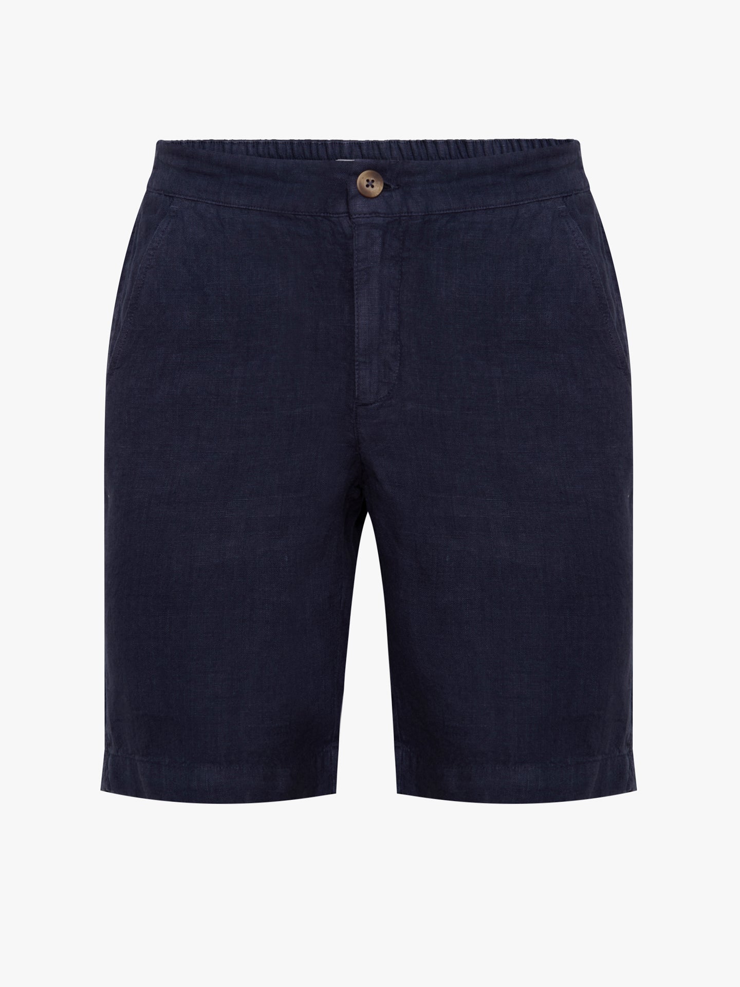 Bermuda Linho Azuis Regular Fit Mr. Blue