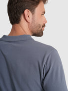 POLO ALGODÓN AZUL MANGA LARGA REGULAR FIT MR. AZUL