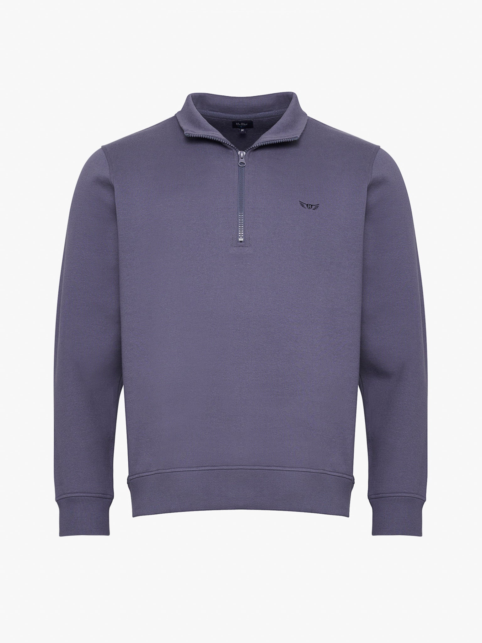 HOODIE ALGODÃO AZUL MANGA COMPRIDA REGULAR FIT MR. BLUE