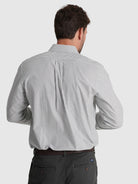 GREEN COTTON SHIRT LONG SLEEVE REGULAR FIT MR. BLUE