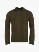 JERSEY DE LANA VERDE CON CODERAS MR REGULAR FIT. AZUL
