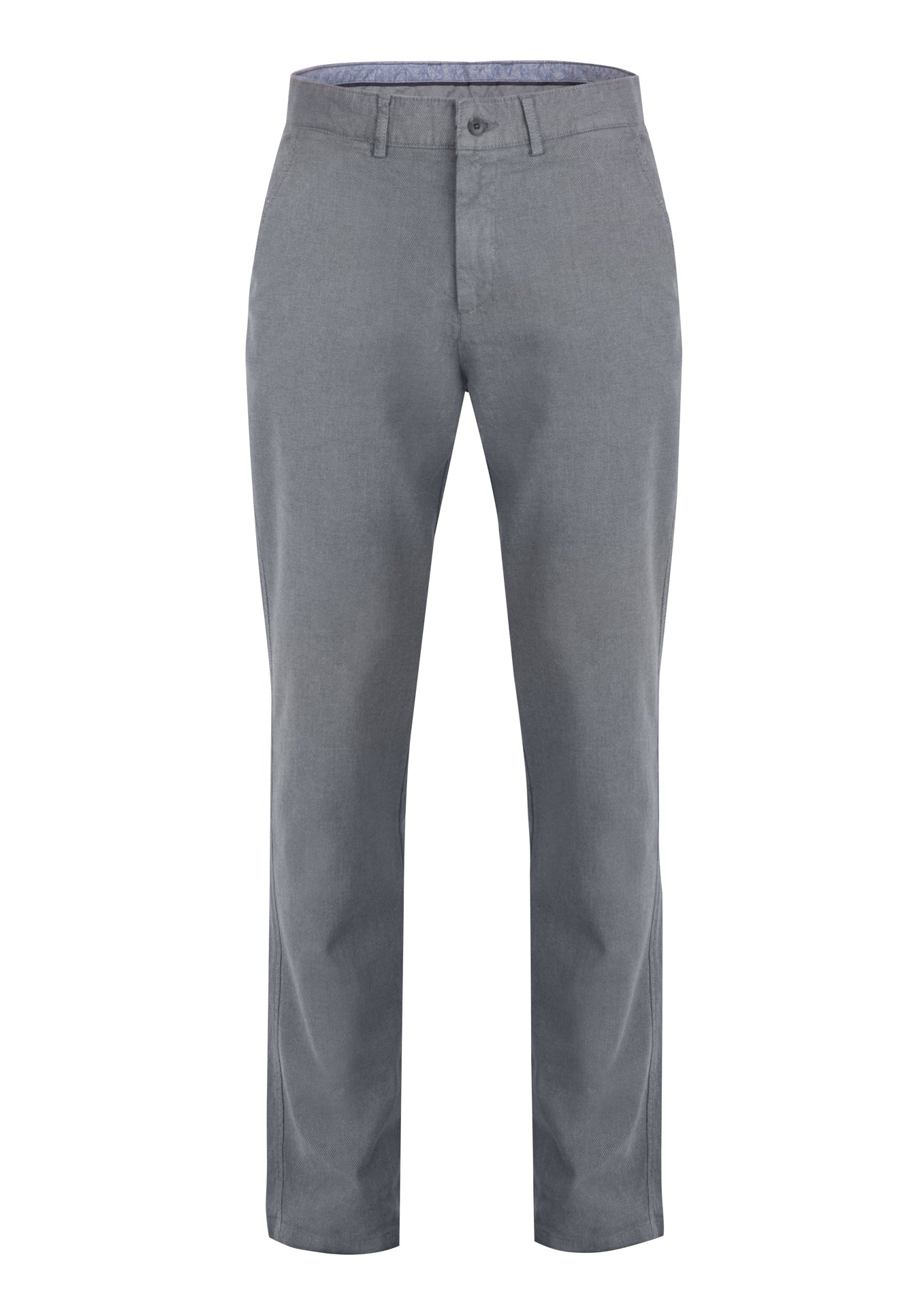 Calças Chino Canvas lisas Tailored Fit - Mr Blue