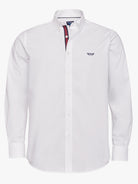 Camisa Regular Fit Popeline Branca Mr. Blue
