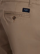 Calções Slim Fit Beges Mr. Blue
