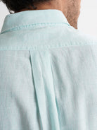 Camisa Regular Fit Linho Verde Mr. Blue