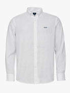 Camisa Regular Fit Linho Branca Mr. Blue