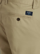 Calças Chinos Slim Fit Twill Beges Mr. Blue