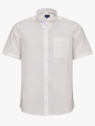 Camisa Regular Fit Popeline Branca Mr. Blue