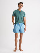 Polo Regular Fit Piquet Azul Mr. Blue