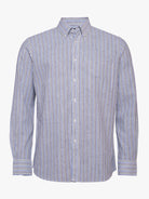 Camisa Regular Fit Linho Verde Mr. Blue