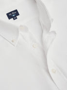 Camisa Regular Fit Linho Branca Mr. Blue