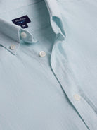 Camisa Regular Fit Linho Verde Mr. Blue