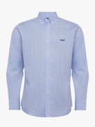 Camisa Regular Fit Popeline Azul Mr. Blue