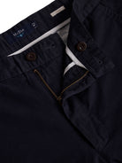 Calças Chinos Slim Fit Twill Azuis Mr. Blue