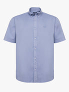Camisa Regular Fit Twill Azul Mr. Blue