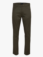 Calças Chinos Slim Fit Twill Verdes Mr. Blue