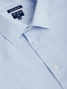 Camisa Classic Fit Popeline Azul Mr. Blue