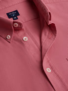 Camisa Regular Fit Estruturada Rosa Mr. Blue