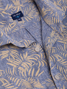 Camisa Regular Fit Linho Azul Mr. Blue