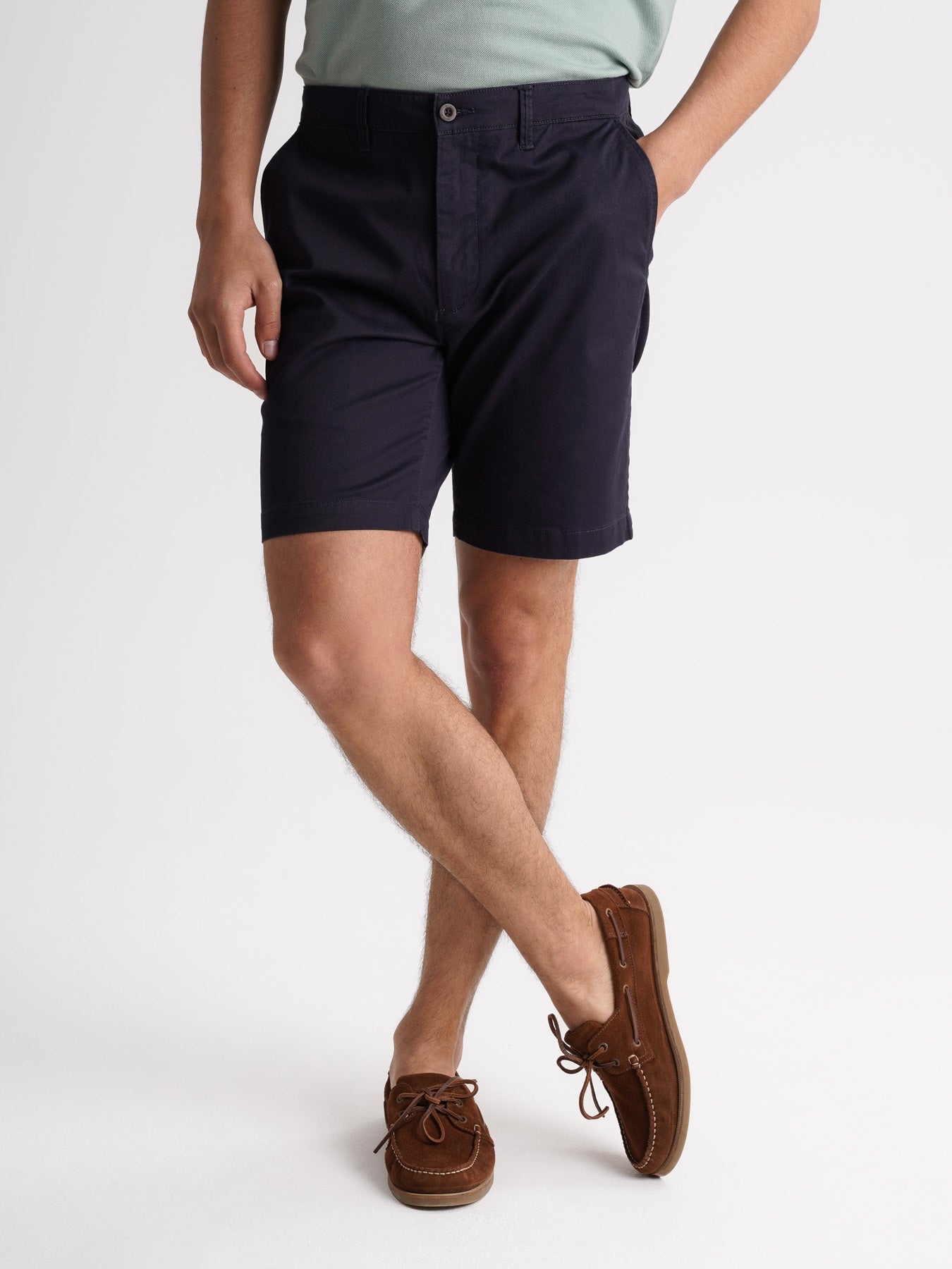 Calções Slim Fit Azuis Mr. Blue