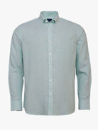Camisa Regular Fit Linho Verde Mr. Blue
