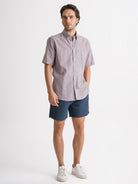Camisa Regular Fit Linho Azul Mr. Blue