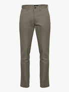 Calças Chinos Regular Fit Twill Verdes Mr. Blue